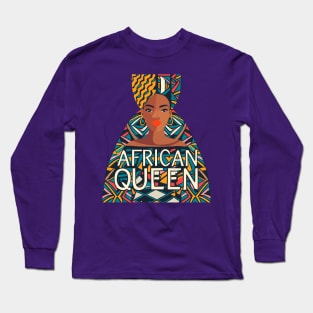 African Queen Long Sleeve T-Shirt